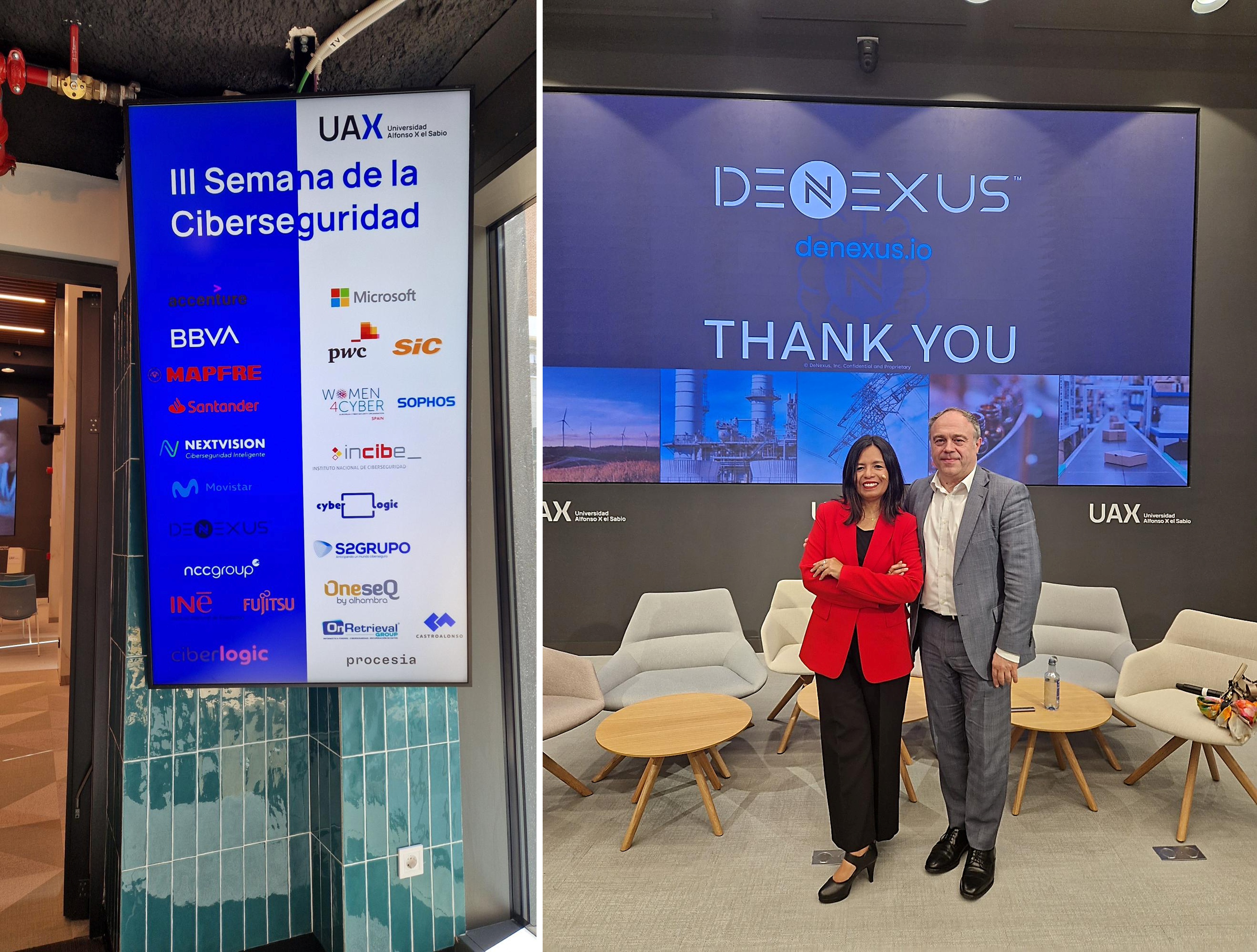 DICYME - DeNexus at III Cybersecurity week at UAX