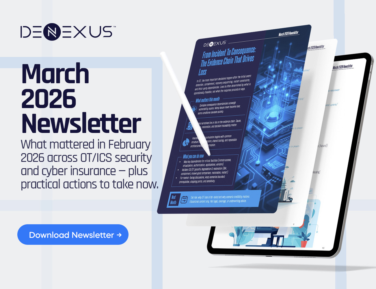 OT Cyber Insurance Newsletter – March 2026 | DeNexus