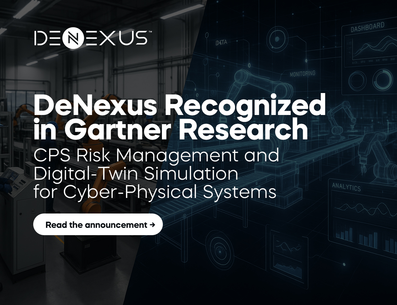 DeNexus Recognized by Gartner as Sample Vendor in Hype-Cycle for Cyber-Physical Systems Security, and in the Emergence Cycle for CPS Security
