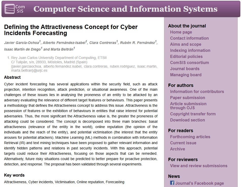 DICYME at Computer Science and Information Systems